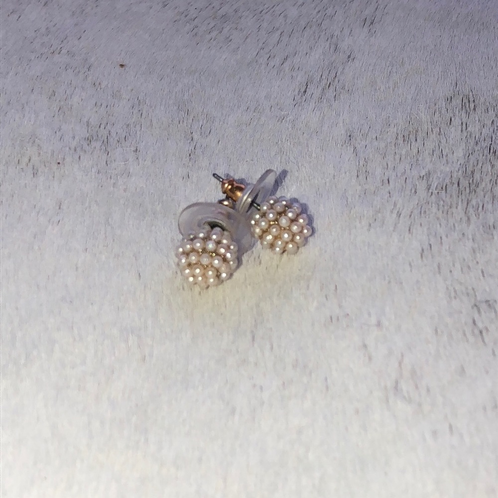 Anthropologie pearl earrings.
